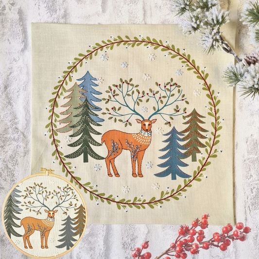 Corinne Lapierre| Printed Linen Embroidery Kit