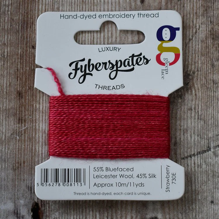 Fyberspates| Gleem Embroidery Thread |Hand Dyed|Wool & Silk