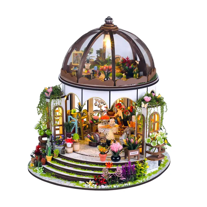 Hands Craft| Greenhouse Oasis| DIY Miniature House