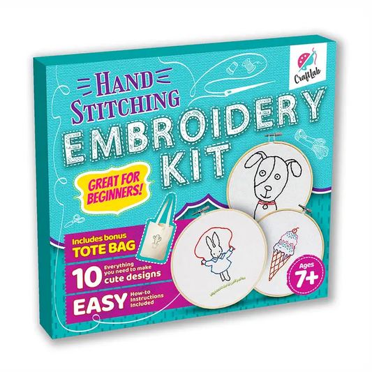 CraftLab| Hand Stitching Embroidery Kit|DIY Craft Kit