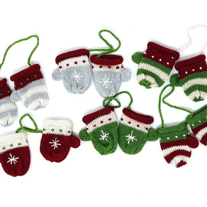 Melange Collection| Knit and Crochet | Tree Ornaments