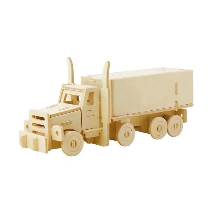 Hands Craft|3D Wooden Puzzle|6 Assorted Transportation Puzzles