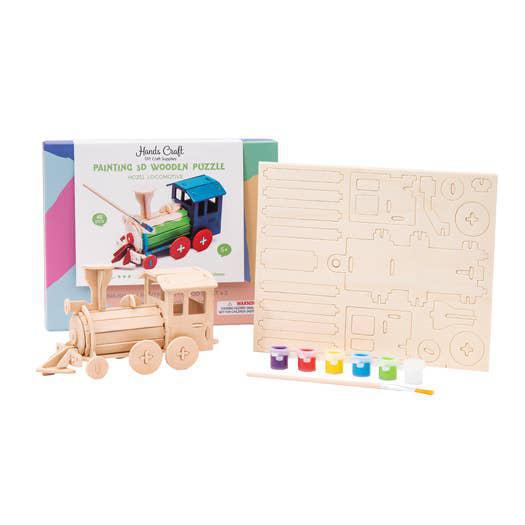 (Hands Craft) Paint Kit Wooden Puzzle |ages 8+