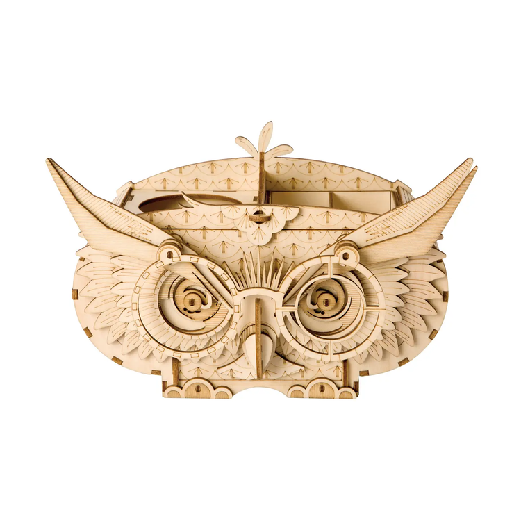 TG405|Owl Storage Box| 3D Woode Puzzle|RoLife