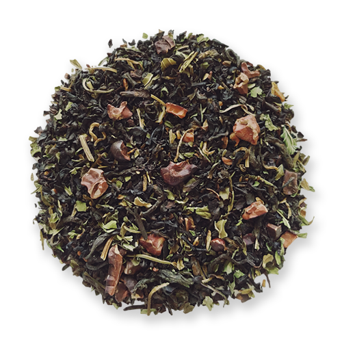 Jasmine Pearl Tea Co.| Cocoa Mint Tea|Looseleaf Black and Puerh