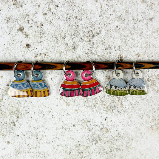 Emma Ball Ltd - Hats Stitch Markers (Set of 6)