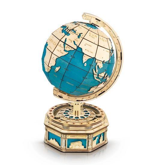 (Hands Craft) Globe 3D Wooden Puzzle (ST002)