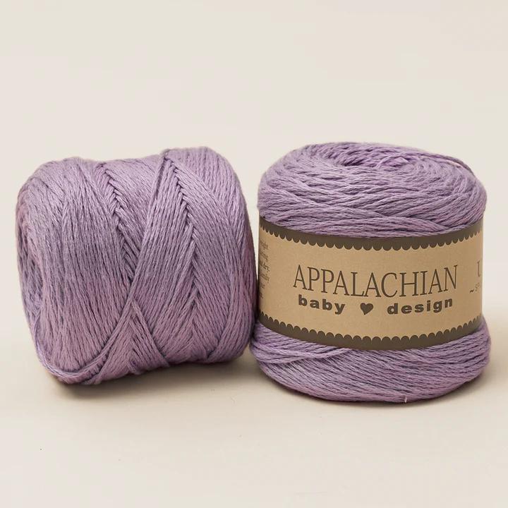 Appalachian Baby Organic Cotton Sport Weight Yarn in Lavender