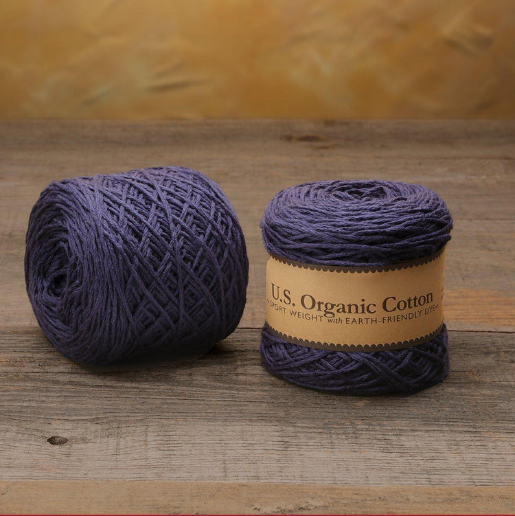Appalachian Baby Organic Cotton Yarn in Indigo