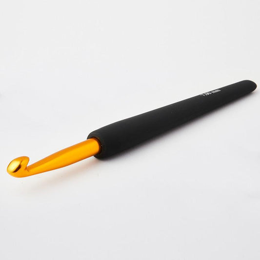 KnitPro|Aluminum Crochet Hook |Soft Feel Handle|Single Ended