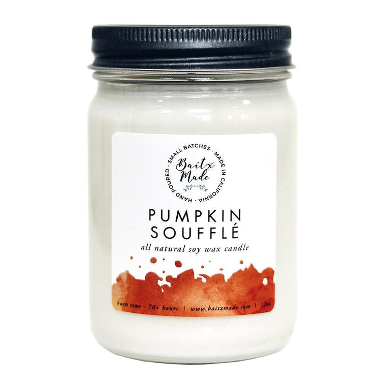 Baitx Made All Natural Soy Based Candle in Pumpkin Soufflé