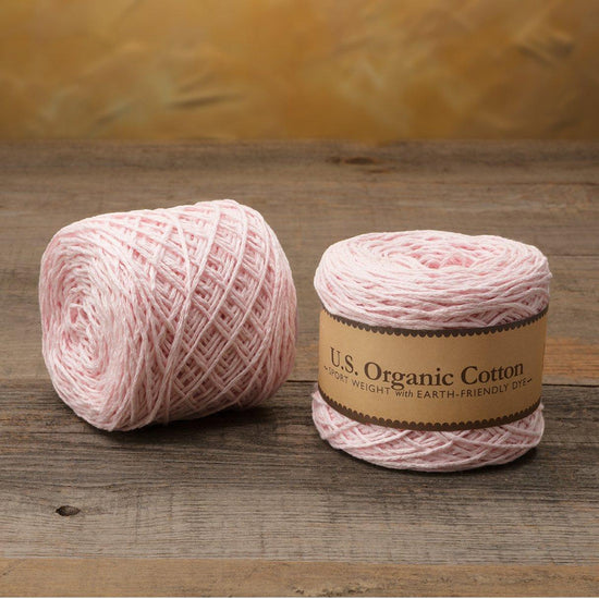 Appalachian Baby Organic Cotton Sport Weight Yarn in Blush