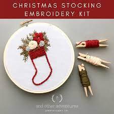 And Other Adventures Christmas Stocking Embroidery Kit