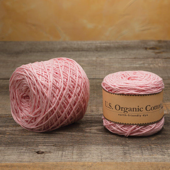Appalachian Baby Organic Cotton Yarn in Pink Sport Weight