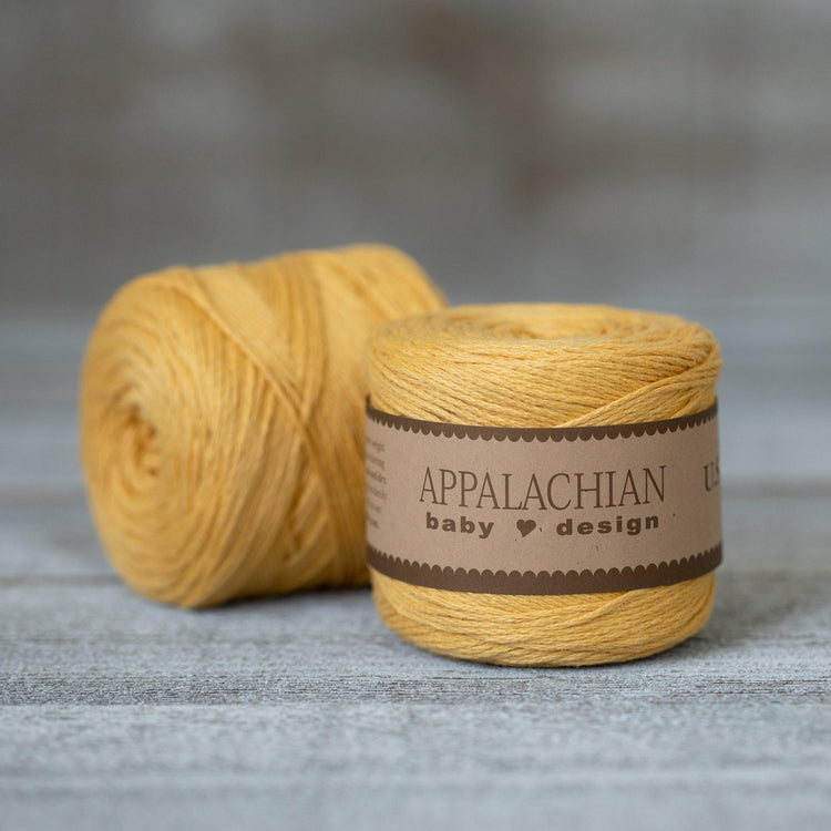 Appalachian Baby Organic Cotton Yarn Sport Weight in Gold
