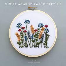 And Other Adventures Winter Meadow Embroidery Kit