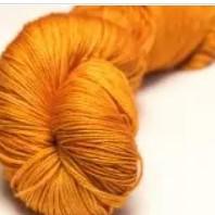 Alexandra The Art of Yarn Sun River Fingering Weight Yarn in Persimmon Orange