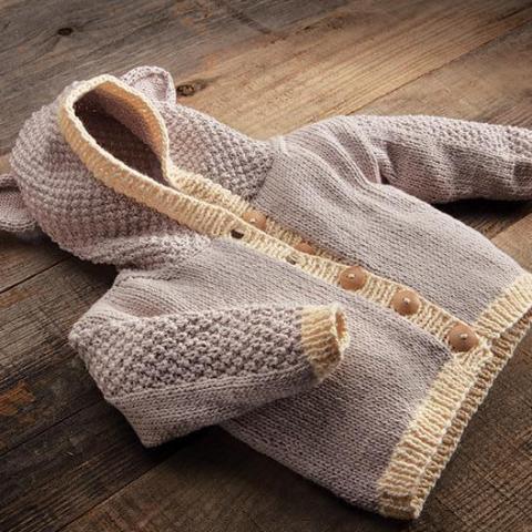 Appalachian Baby Knit Kit Bear Cardigan