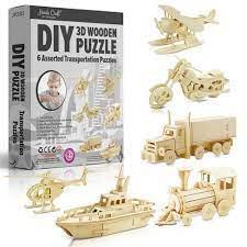 (Hands Craft) Transportation 3D Wooden Puzzle JP2B3