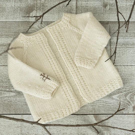 Appalachian Baby Knit Kit Family Tree Wool Sweater