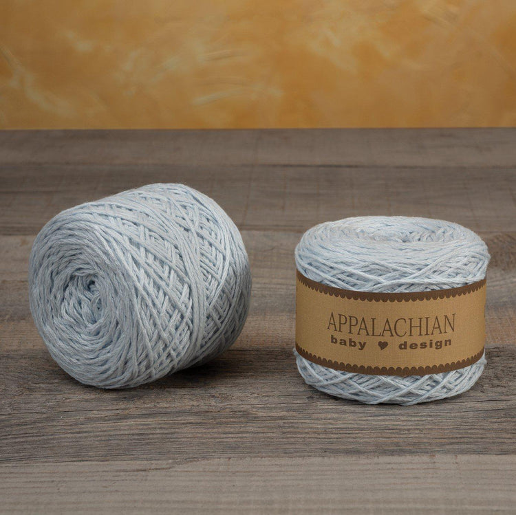 Appalachian Baby Organic Cotton Yarn in Sky Blue Sport Weight