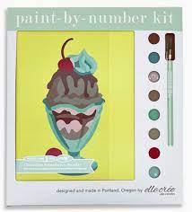 (Elle Cree) Paint-by-Number Kits | Designed and made in Portland, Oregon